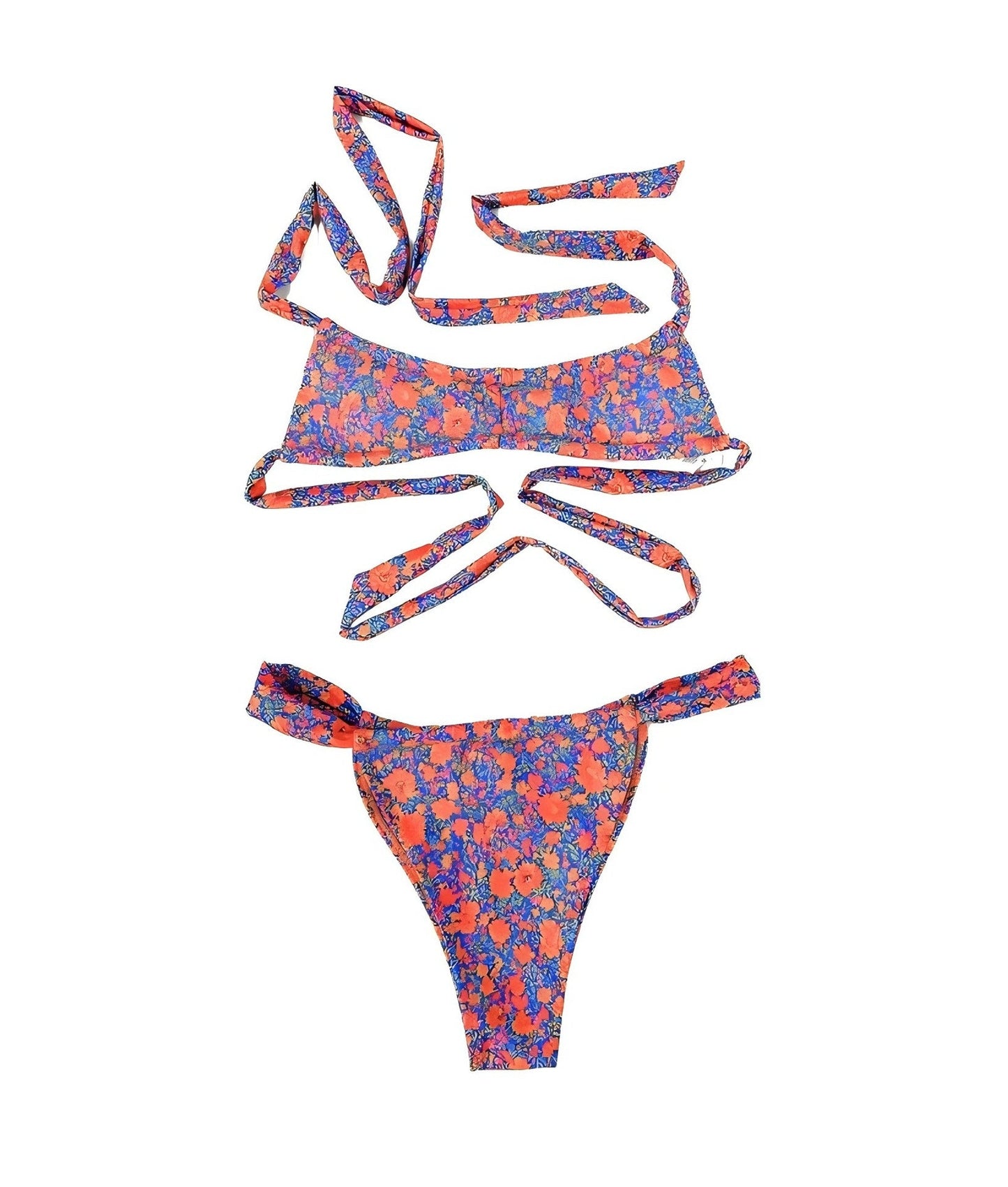 Women's Floral Print String Bikini Set by berg-feldt