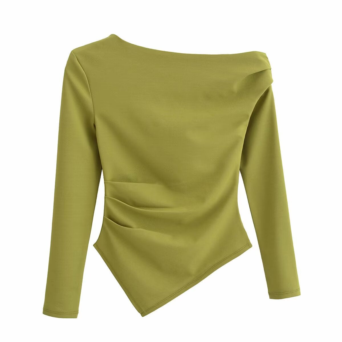 Asymmetrisches Damen Langarm Top von berg-feldt