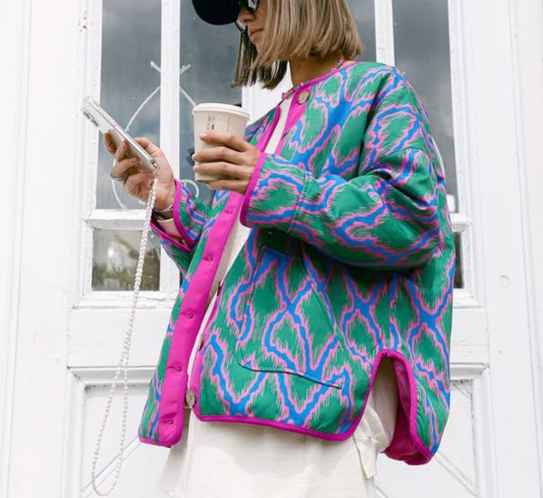 Damenblouson tendance style ethnique Berg-Feldt