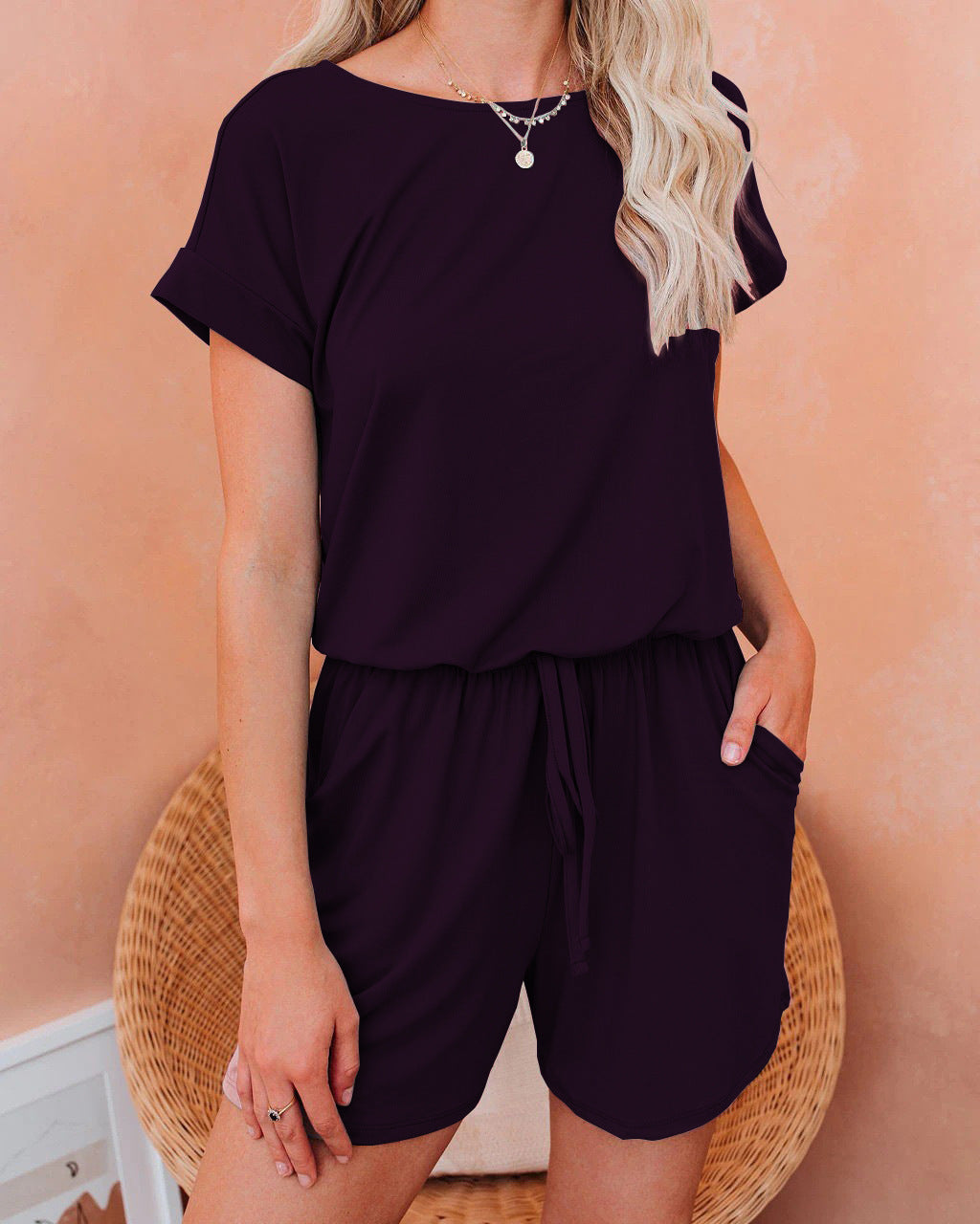 Bequemer Damen-Jumpsuit mit Gummibund und Taschen von berg-feldt