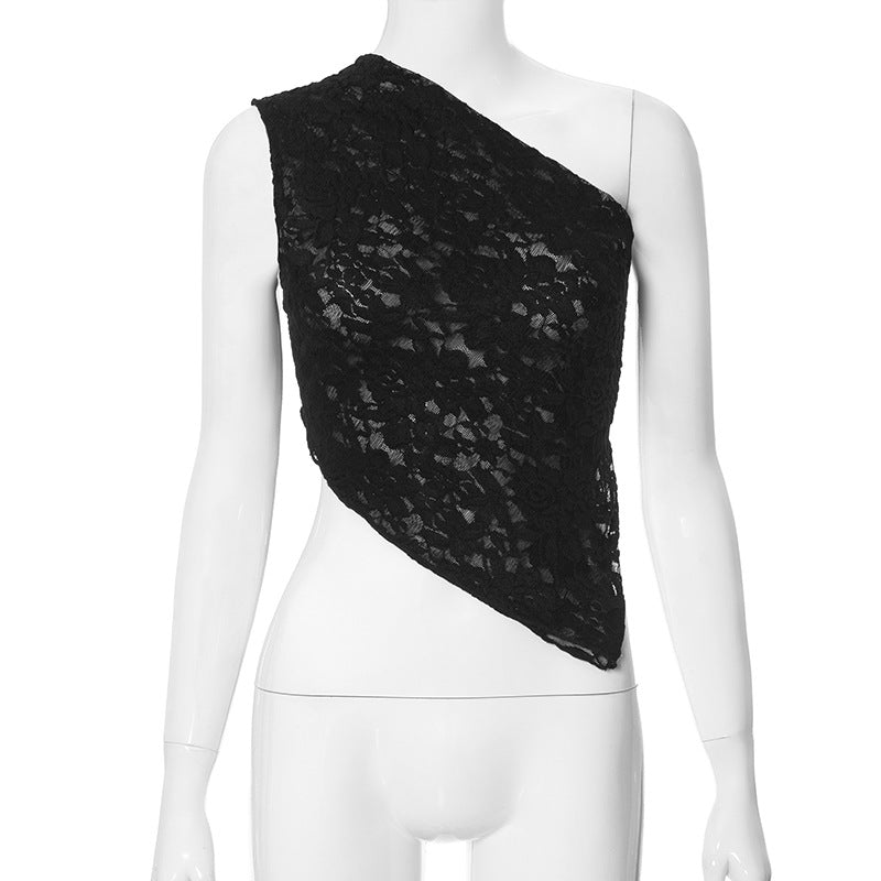 Asymmetrical Lace Top by Berg-Feldt for Women