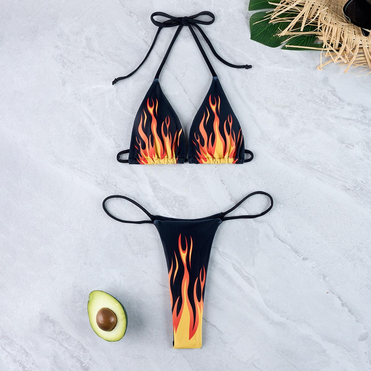 Ensemble Bikini Femme Imprimé Feu berg-feldt