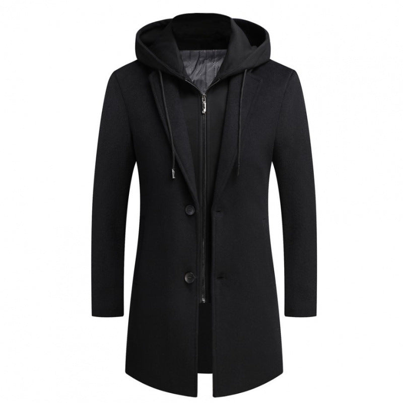 Manteau long tendance pour femme avec capuche amovible et doublure stylée Berg-Feldt