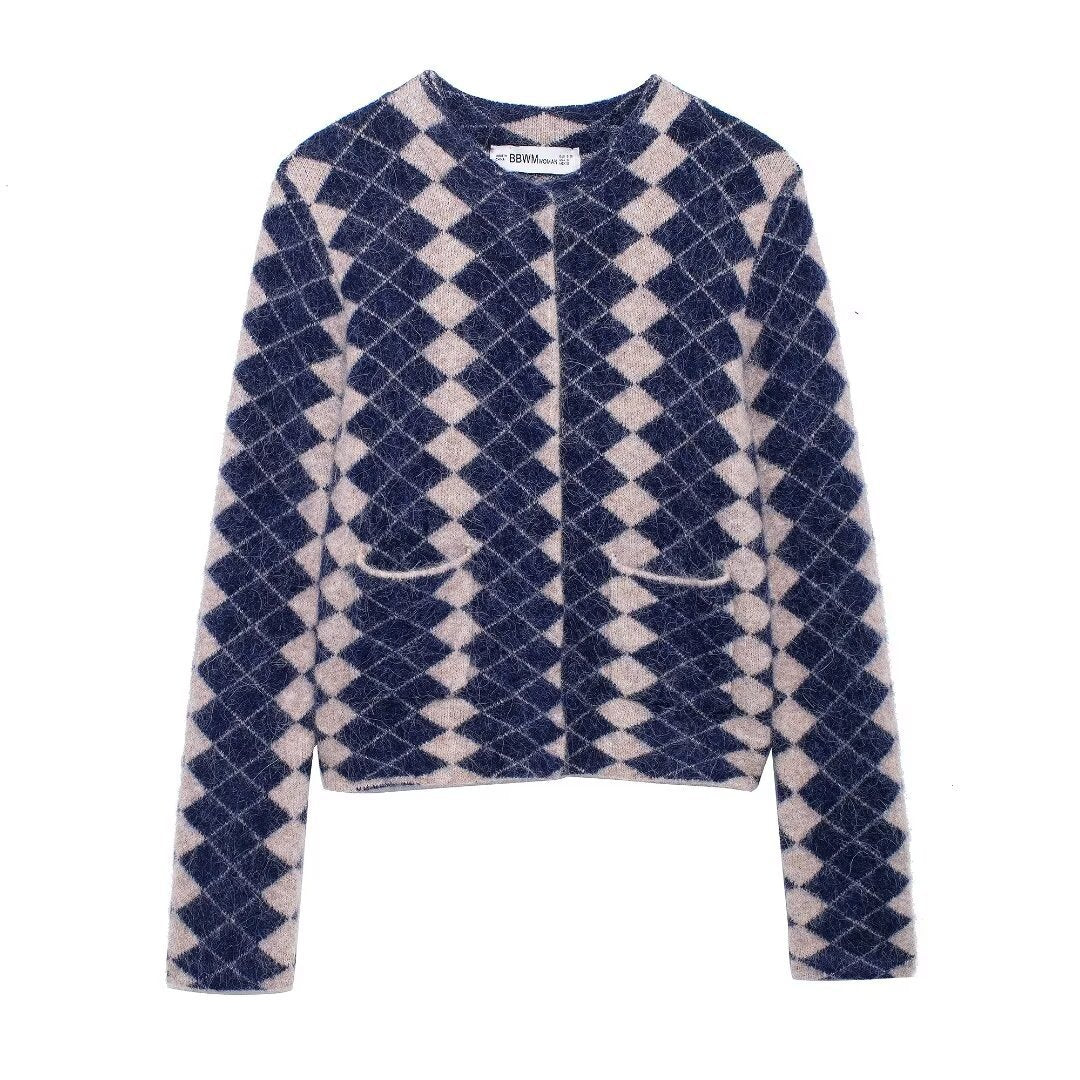 Women's Patterned Knit Cardigan berg-feldt