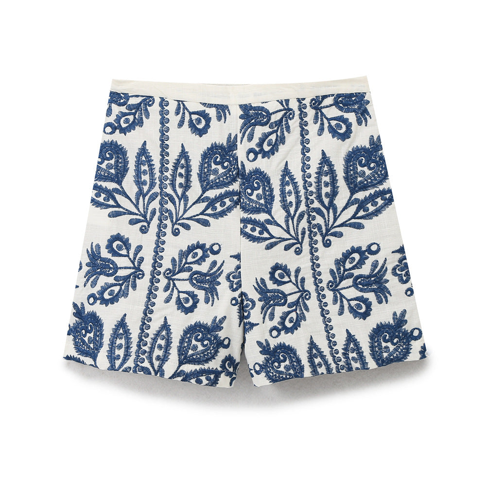 Women's Embroidered Summer Shorts berg-feldt