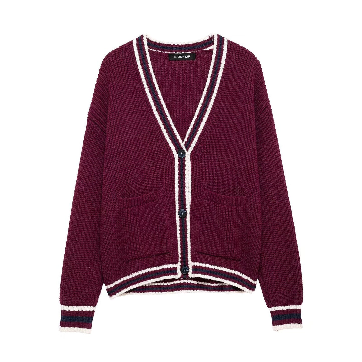 Women's Waffle Knit Cardigan berg-feldt