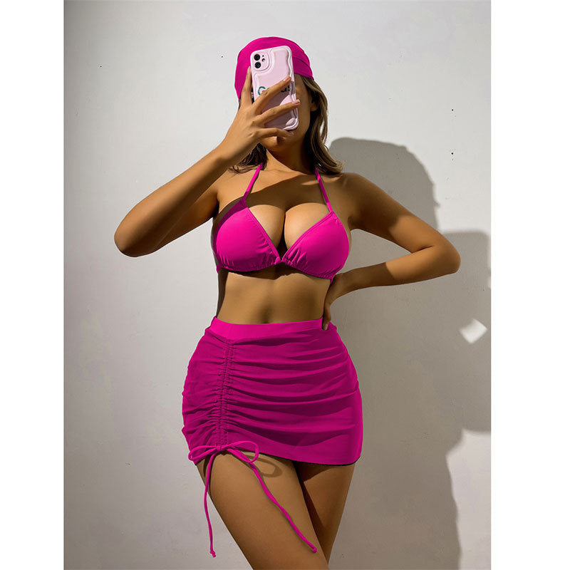 Wickel-Bikini mit verstellbarem Rock von berg-feldt