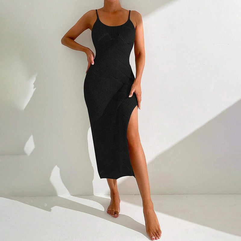 Robe longue en maille cover-up Damen de berg-feldt
