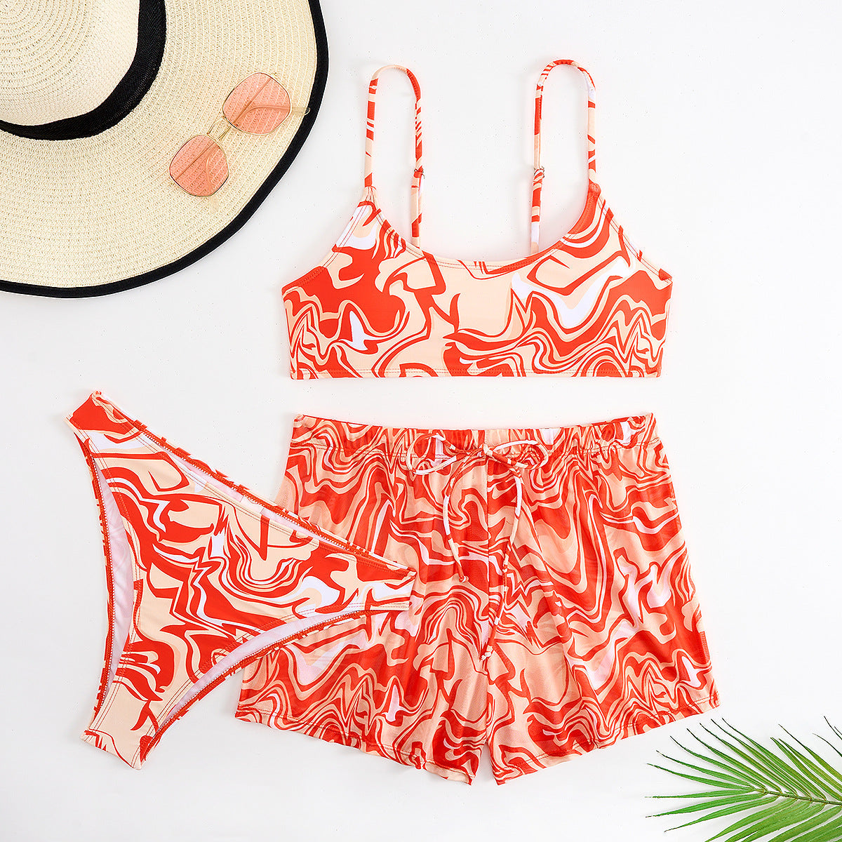 Ensemble de Bralette et Short Marbré Berg-Feldt pour Femme