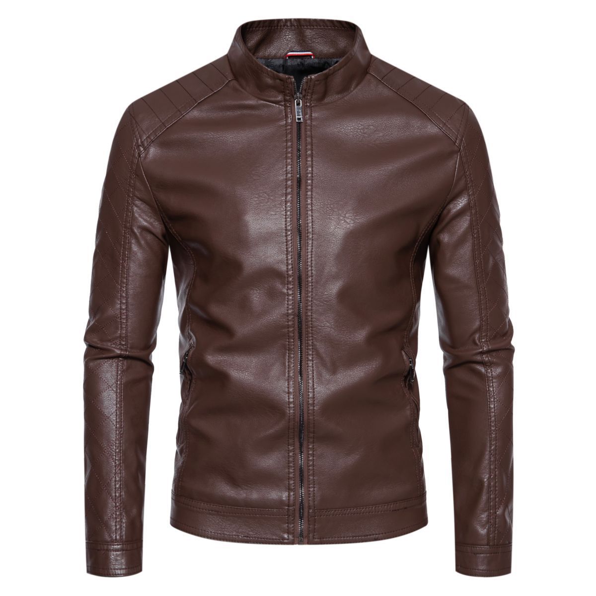 Herren jacke mit modernem Stehkragen und stylischem Steppmuster Berg-Feldt