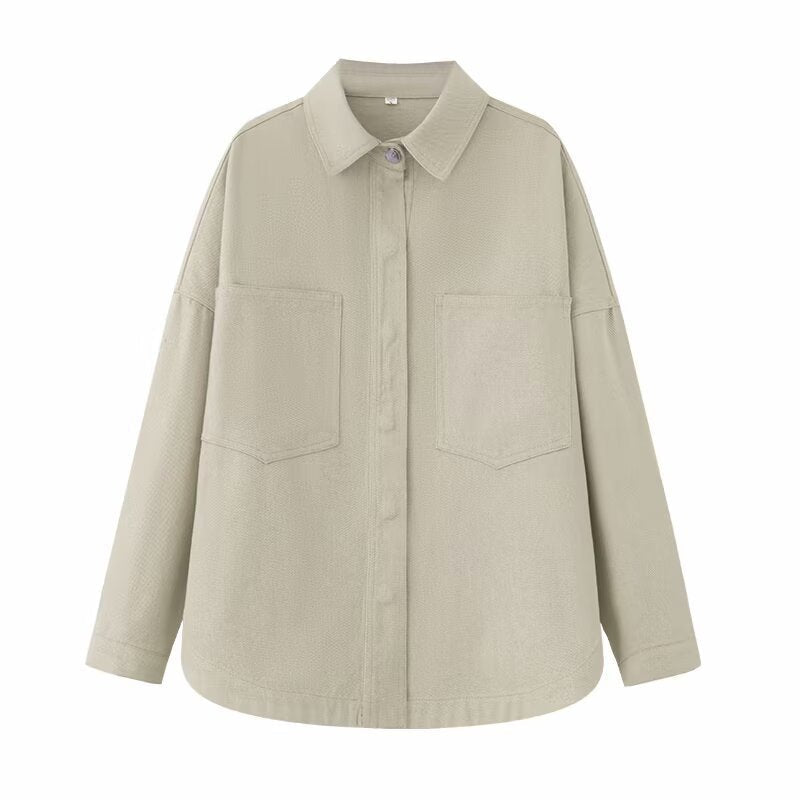 Women's Oversized Denim Utility Jacket by berg-feldt
