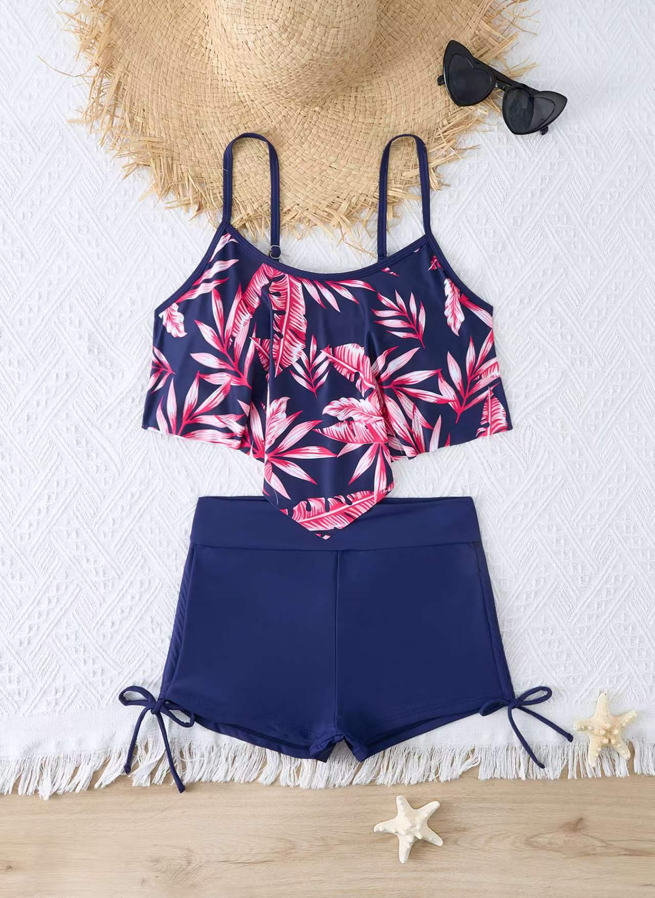 Haut de sport bohème pour femmes avec imprimé floral de berg-feldt