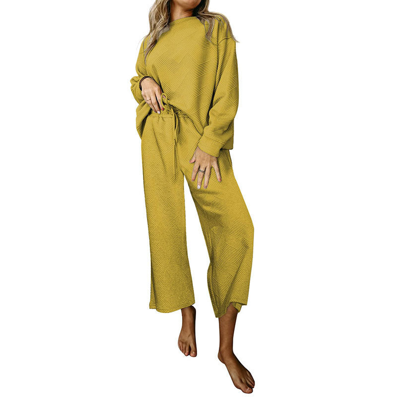 Bequemer Damen-Loungewear-Set mit weitem Schnitt und stylischen Details von berg-feldt