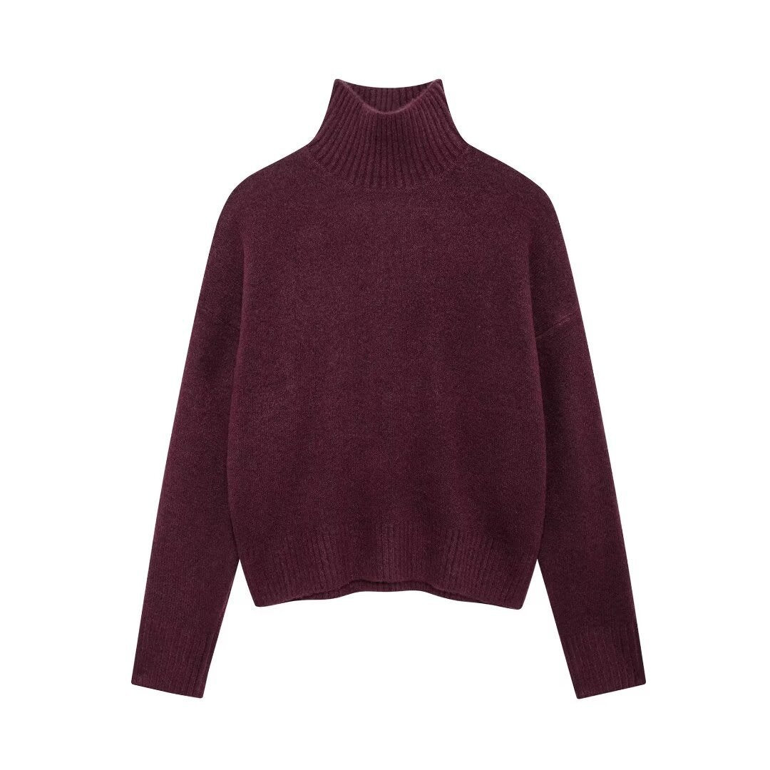 Women's Chunky Knit Turtleneck Sweater berg-feldt