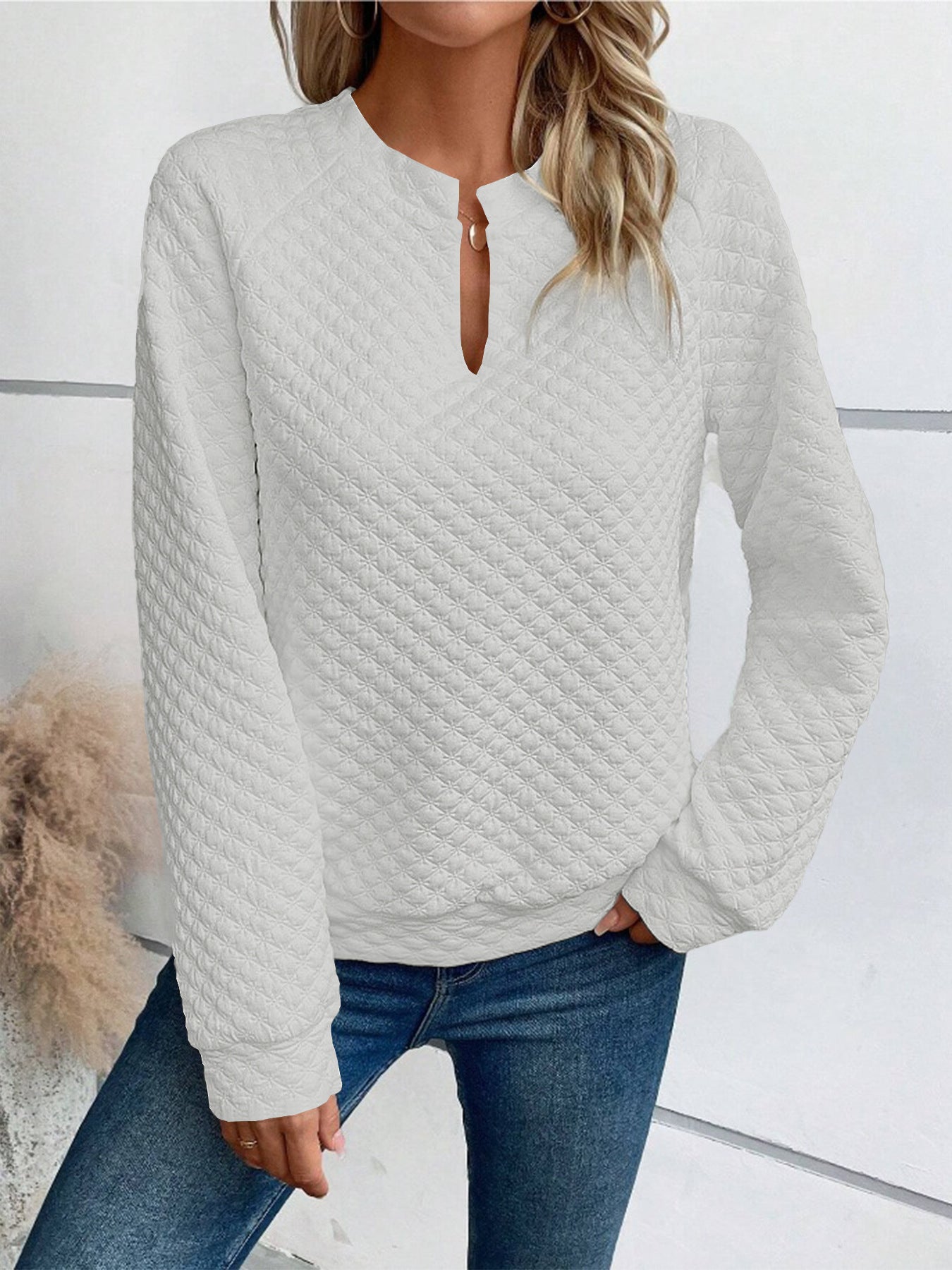 Damen Quilted Pullover Berg-Feldt