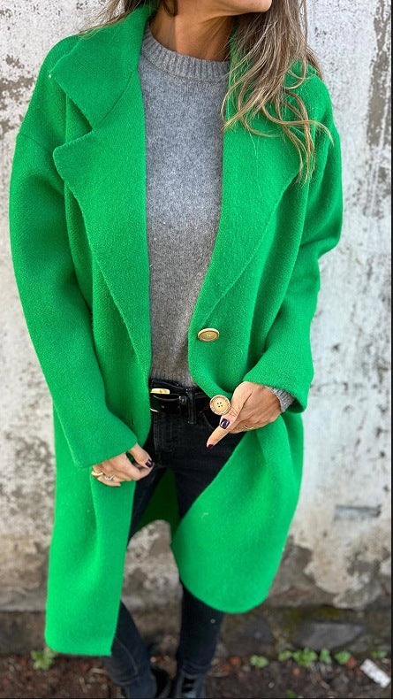Women's Oversized Wool Blend Coat by berg-feldt