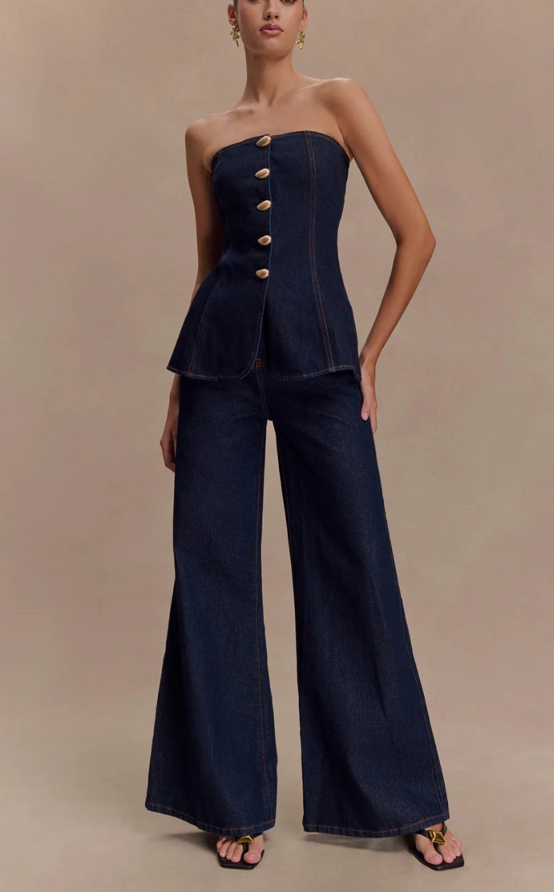 Ensemble couture denim Berg-feldt pour femme