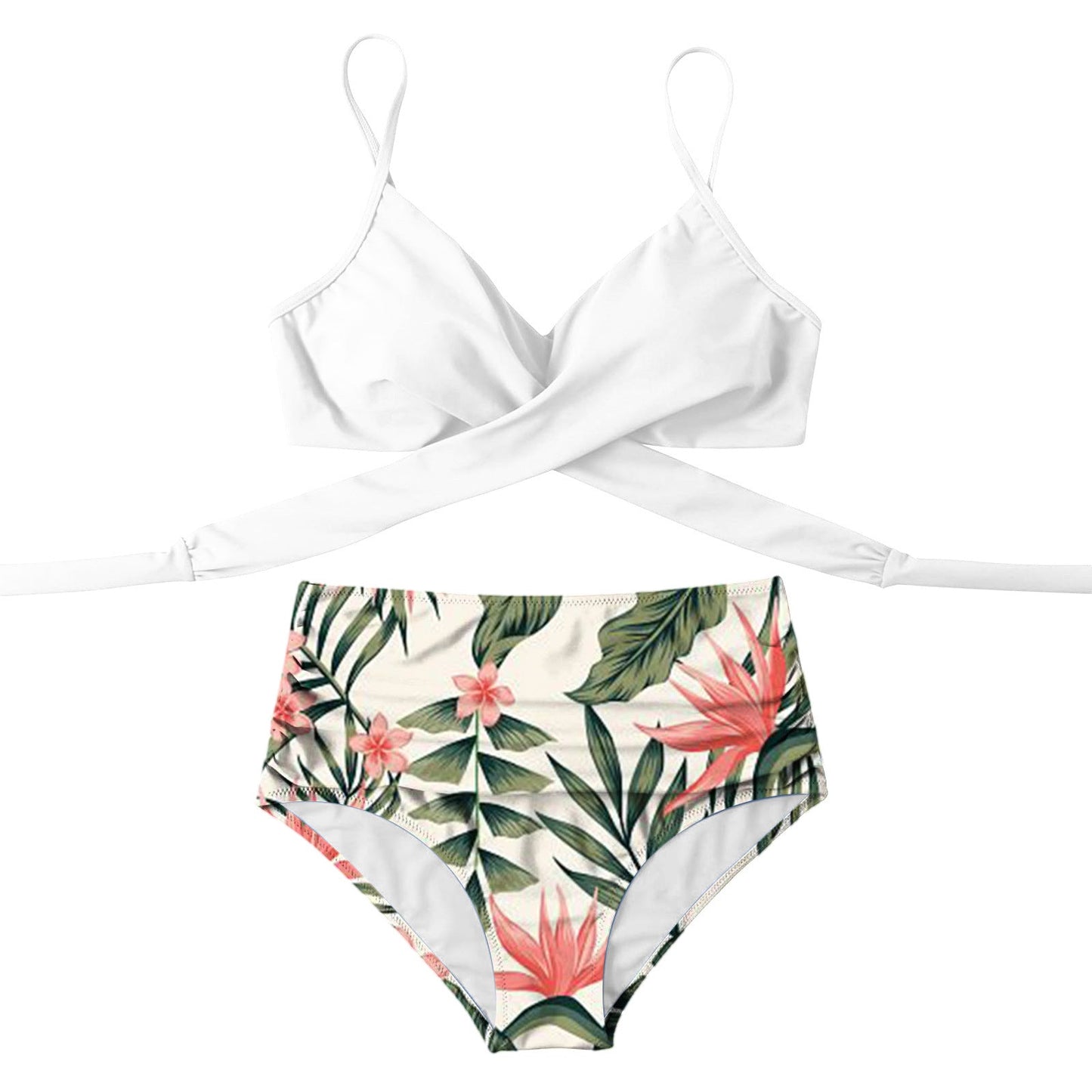Wickelbikini-Set für Damen, hochtailliert von berg-feldt