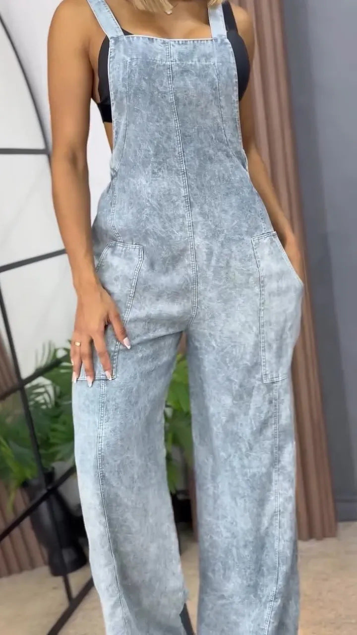 Weite Damen-Latzhose mit Taschen von berg-feldt