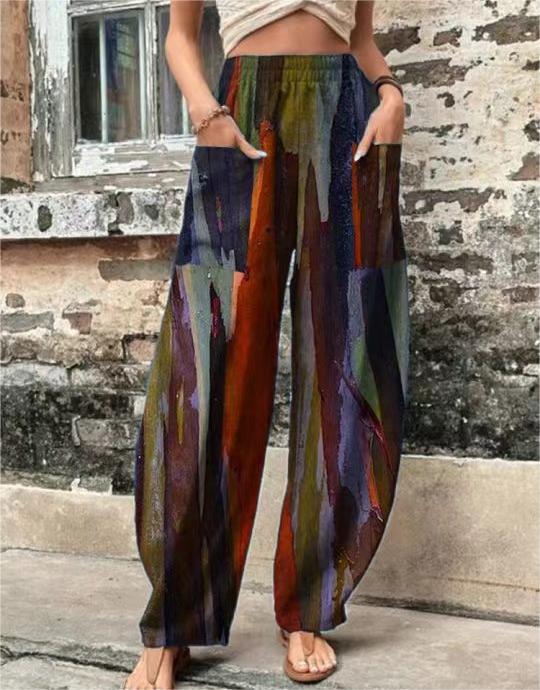 Women's Relaxed Fit Floral Trousers berg-feldt