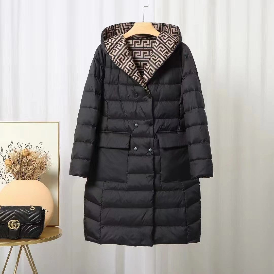 Berg-Feldt | Gefütterte Kapuzenwinterjacke für Damen