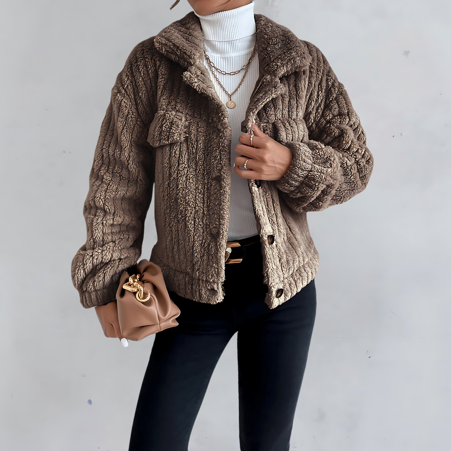 Berg-Feldt | Teddyjacke Weich und Gemütlich Perfekt für Wintertage