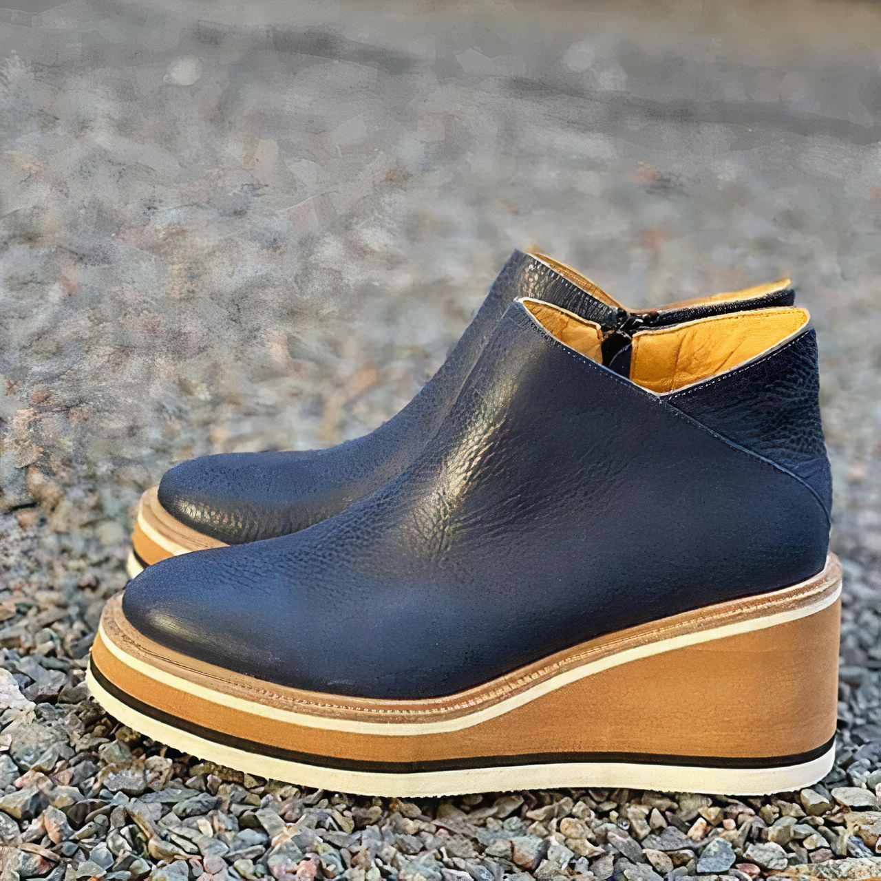 Raine Ankle Boots with Platform Sole