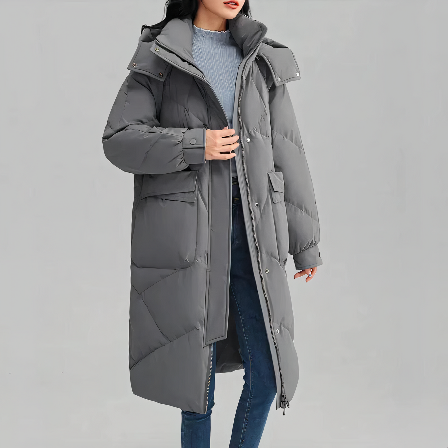 Berg-Feldt | Dicke und warme lange Jacke