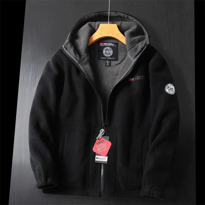 Berg-Feldt | Extra warme Zip Kapuzenjacke