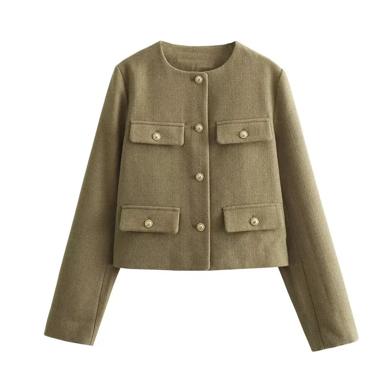 Berg-Feldt | Schicke und elegante Blazerjacke mit Knopfverschluss für Damen