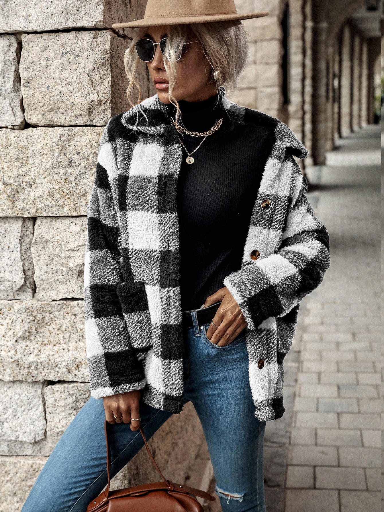 Berg-Feldt | Flanelljacke mit Knöpfen für Damen