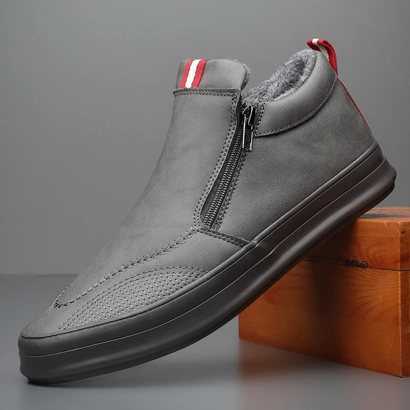 BURKHARD Chaussures en cuir avec doublure chaude