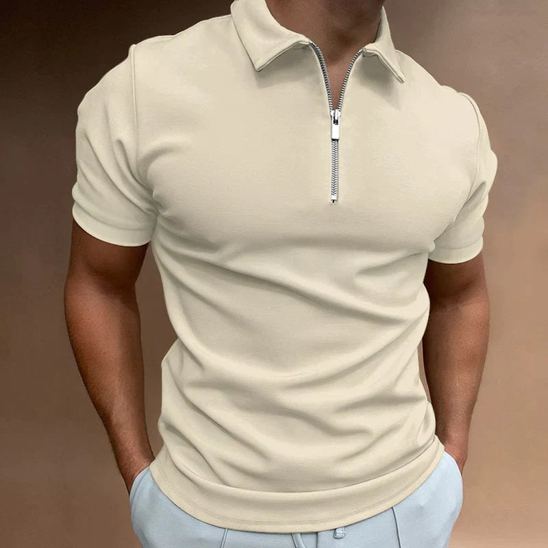 Polo JAXON avec fermeture éclair