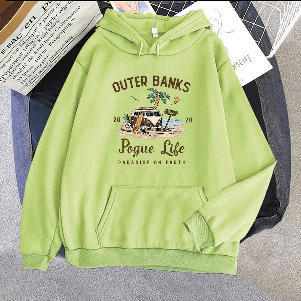 Sweat à capuche esthétique pour femme