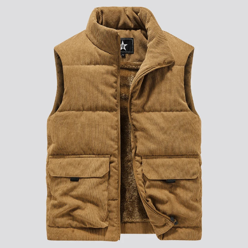 Berg-Feldt | Gilet en velours côtelé pour homme