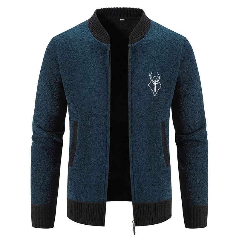 Berg-Feldt | Lässige Strickjacke für Herren aus hochwertigem Garn