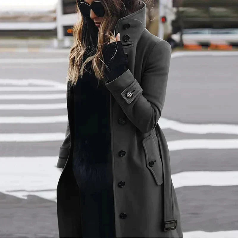 Berg-Feldt | Taillierter Herbst Trenchcoat