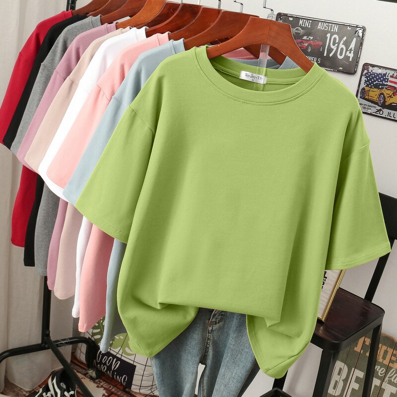 Berg-Feldt | Oversized Baumwoll-Basic-T-Shirt für Damen