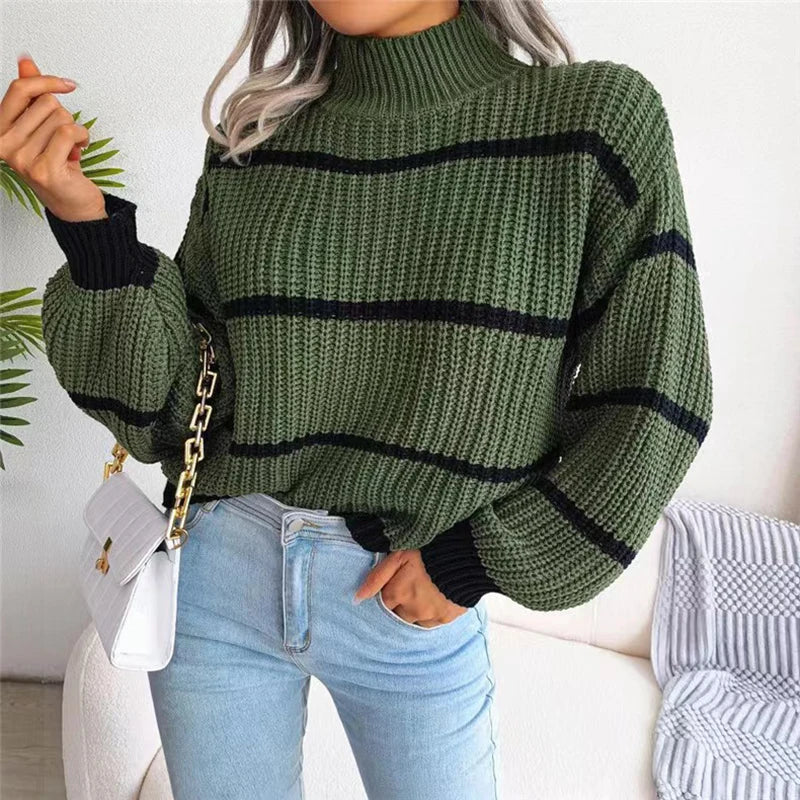 Berg-Feldt | Moderner Couture Rollkragenpullover mit Feinstrick