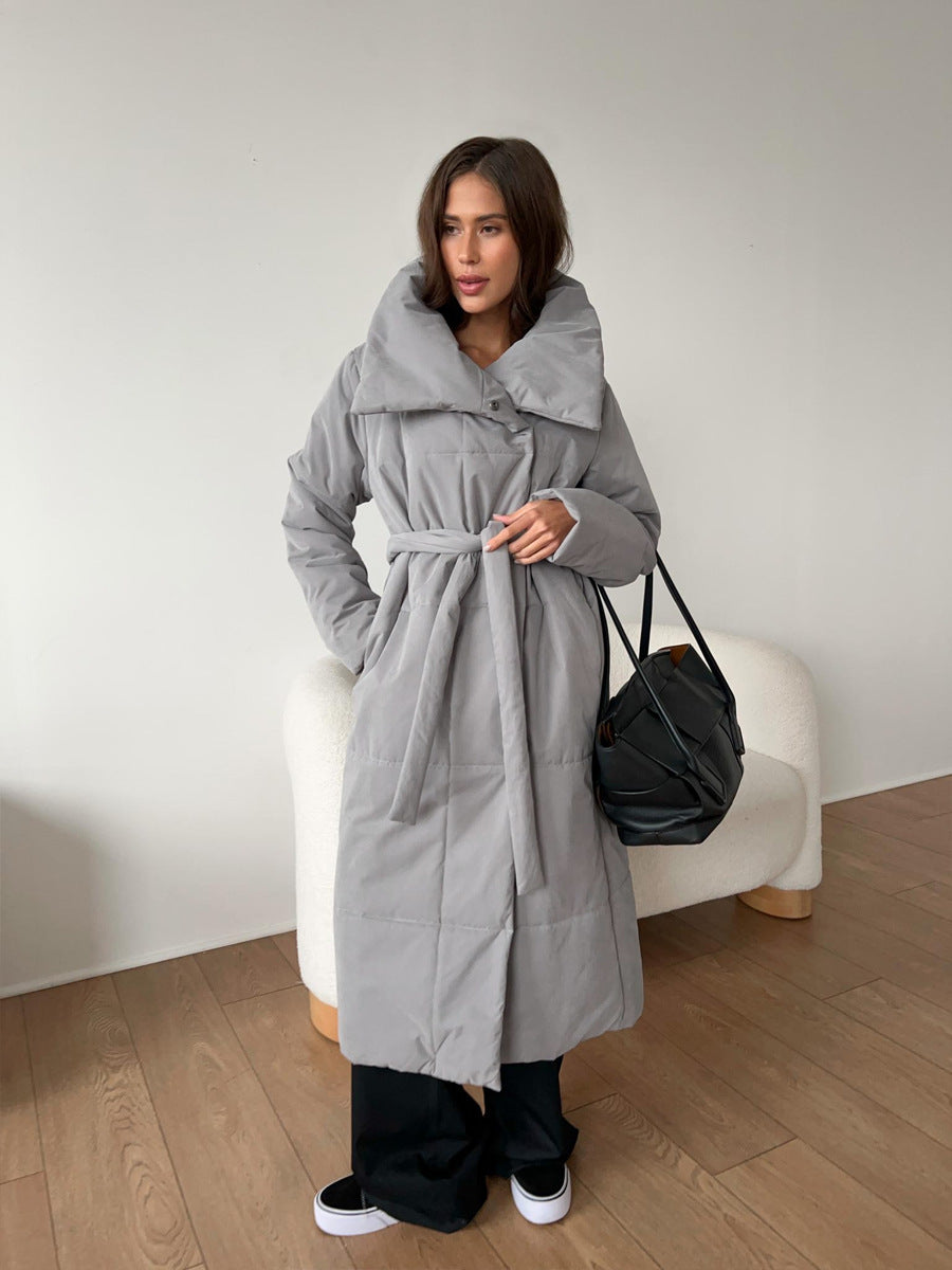 Berg-Feldt | Eleganter Wintermantel mit breitem Kragen