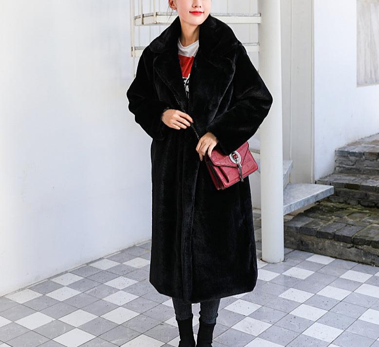 Berg-Feldt | Manteau Long Doux en Peluche pour Femme