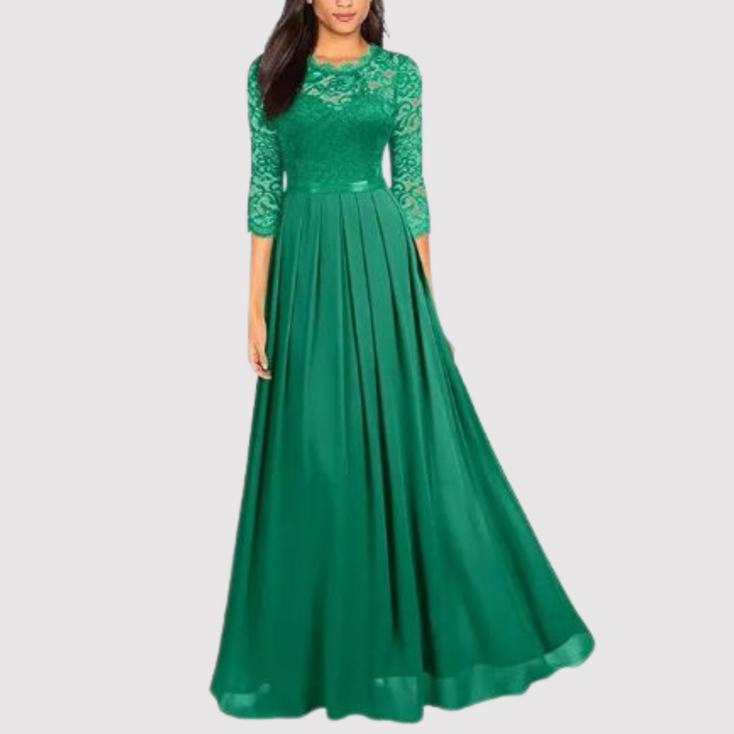 Alina: Ein heißes Spitzen-Chiffonkleid