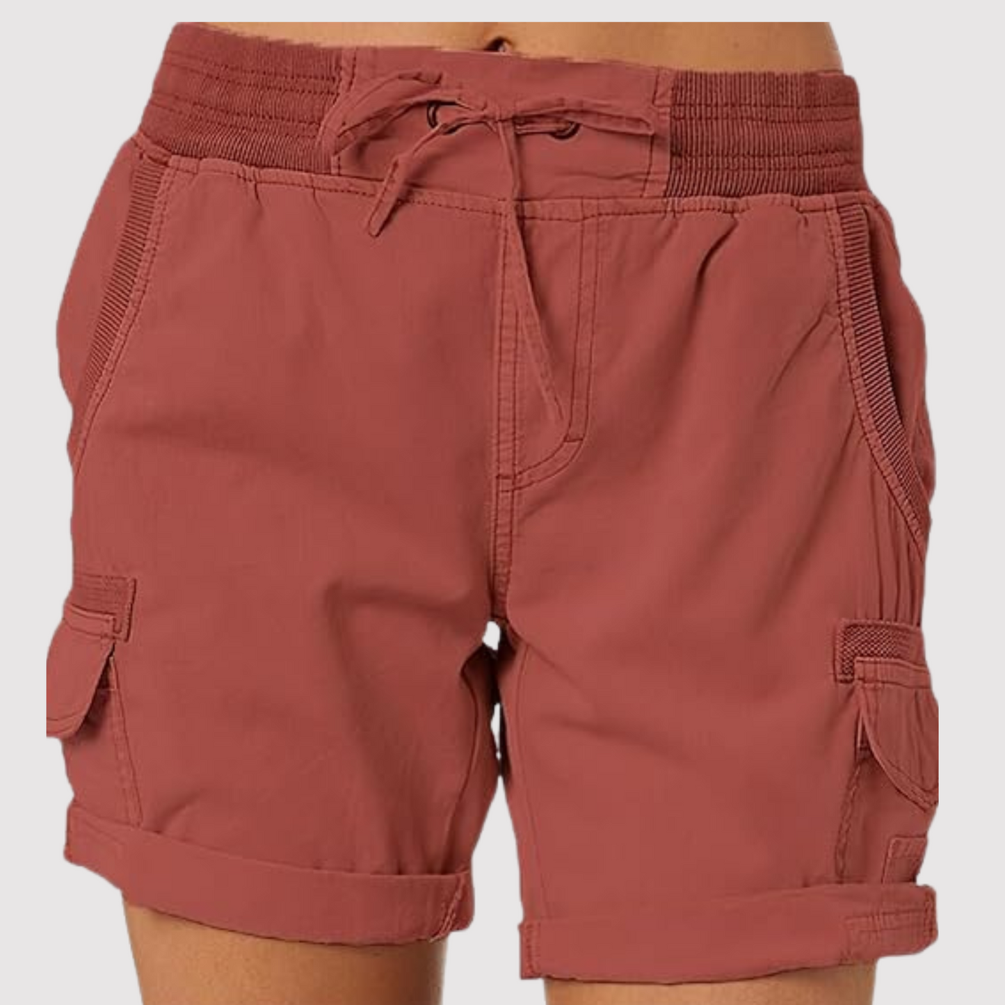 Short cargo femme vert olive
