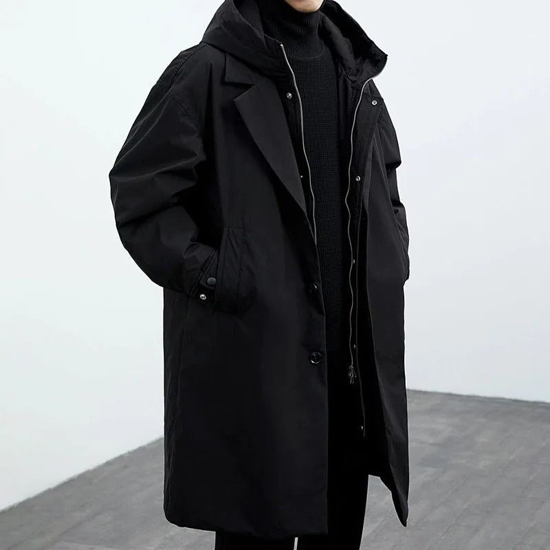 Manteau de pluie long et imperméable pour homme
