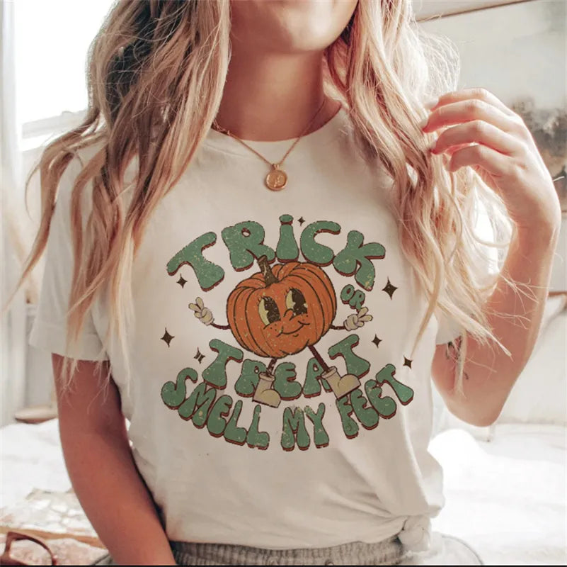 T-shirt d'Halloween d'automne élégant Doris