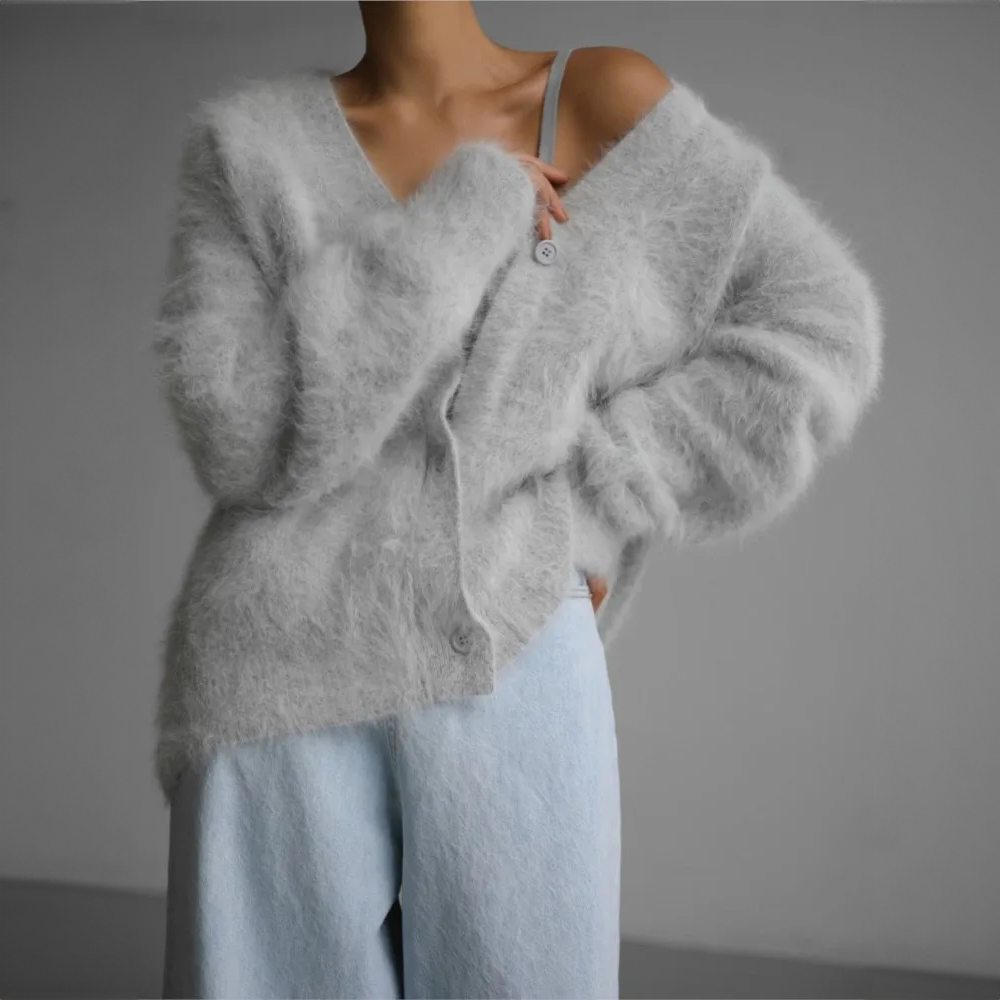 Cardigan doux pour femme