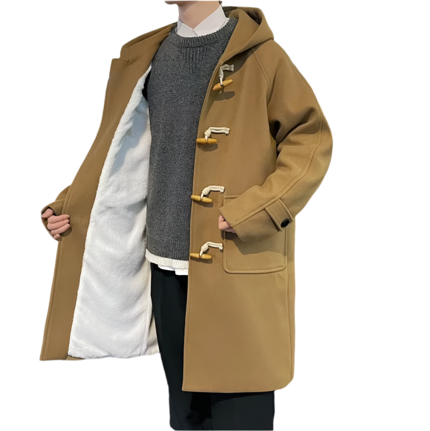 Berg-Feldt | Lange Duffle Winterjack für Herren