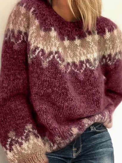 Berg-Feldt | Eleganter Rundhals Pullover