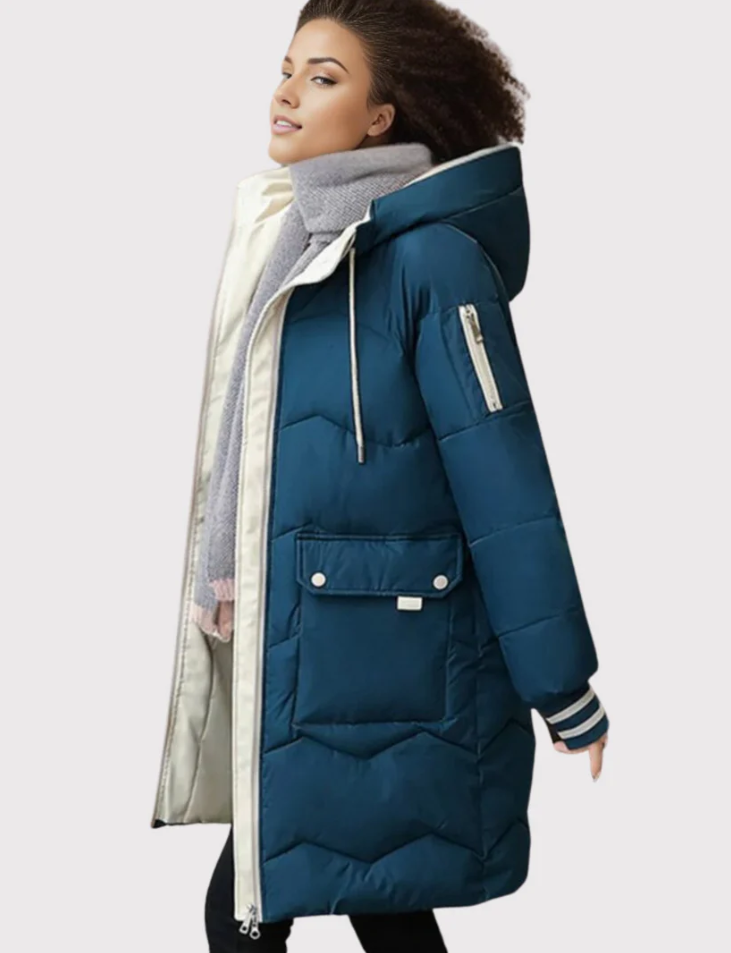 Berg-Feldt | Kuschelige, Wintergefütterte Parka-Damenjacke