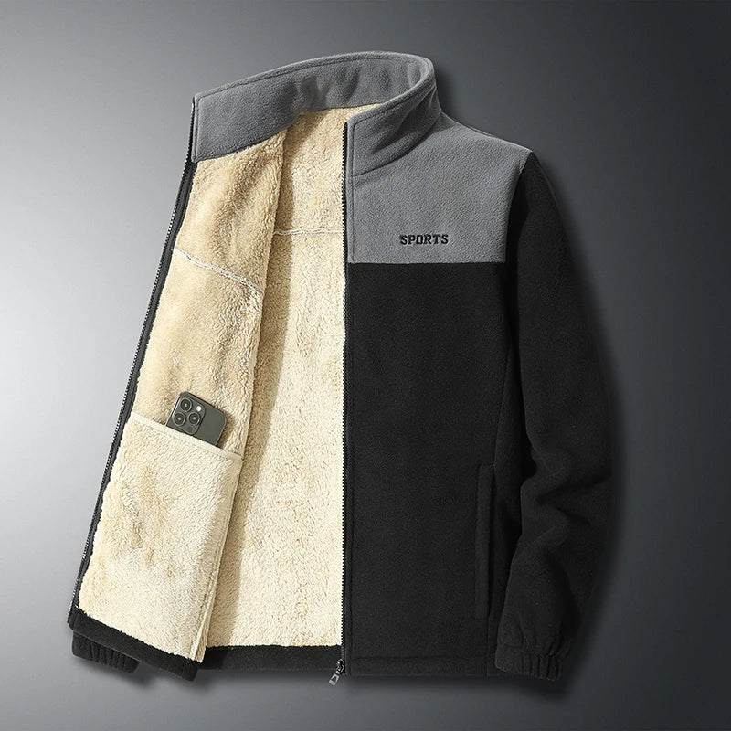 Berg-Feldt | Veste polaire douce avec poches Polyester Sportive et chaude
